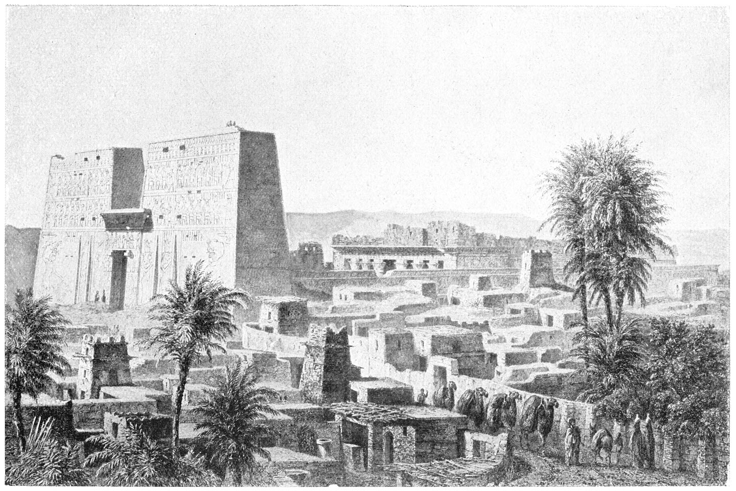 Tempel van Horus bij Edfû.