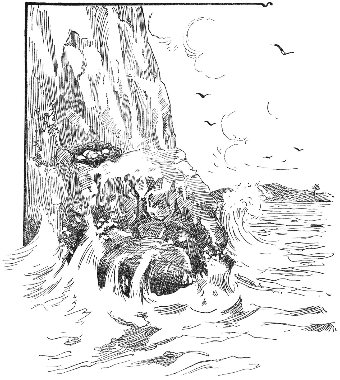 Aan deze steile rotswanden bouwt de salangaan haar nest.